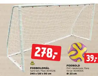 jem & fix FODBOLDMÅL tilbud