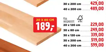 jem & fix MASSIV HYLDE 18 MM tilbud