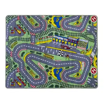 Legetæppe med racerbane 133x170 cm