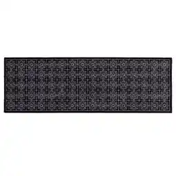 Astra gulvløber Miabella sort/mønster 150x50 cm