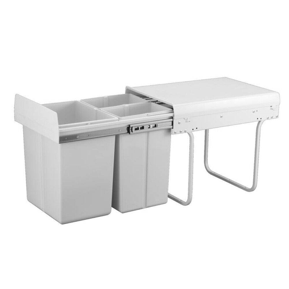 Millex affaldsstativ grå 2x10 L + 1x20 L tilbud hos Bauhaus