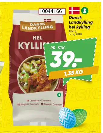 Dansk Landkylling hel kylling