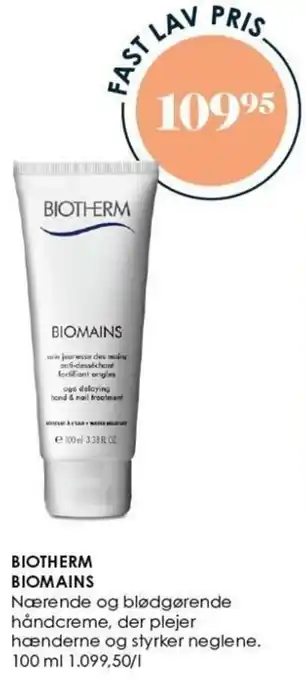 Matas Biotherm Biomains 100ml tilbud