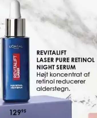 Matas Revitalift Laser Pure Retinol Night Serum tilbud