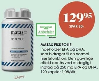 Matas Matas Fiskeolie tilbud