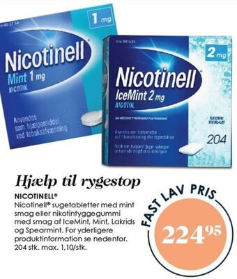 Matas Nicotinell tilbud