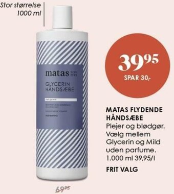 Matas Matas Flydende Händsæbe tilbud
