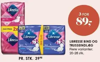 Matas Libresse Bind Og Trusseindlæg tilbud