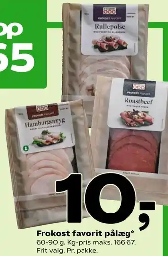 Coop 365 Frokost Favorit Pålæg 60-90 g tilbud