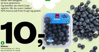 Coop 365 Blåbær 125 g tilbud