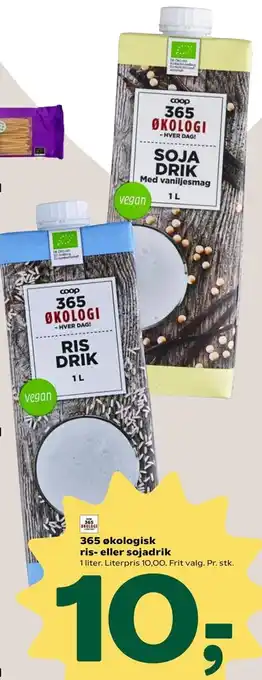Coop 365 365 Økologisk Ris Eller Sojadrik 1 L tilbud