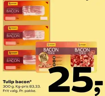 Coop 365 Tulip Bacon 300 g tilbud