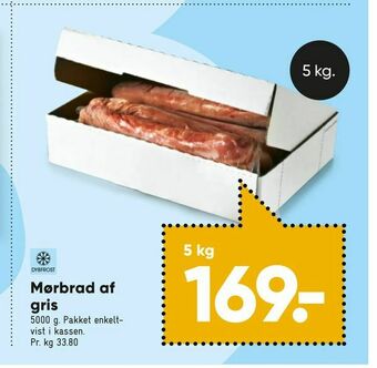 Bilka Mørbrad af gris tilbud