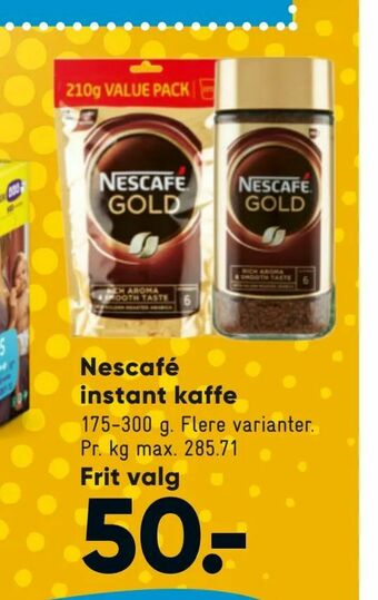 Bilka Nescafé instant kaffe tilbud