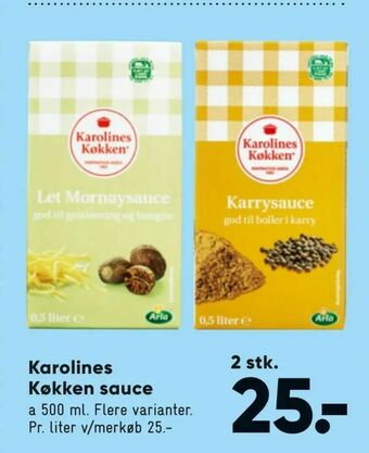Bilka Karolines Køkken sauce tilbud
