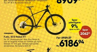 Bilka SCO Rebel XT tilbud