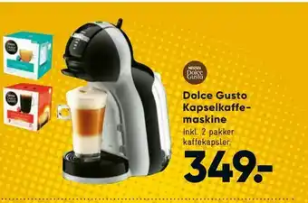Bilka Dolce Gusto Kapsel kaffemaskine tilbud