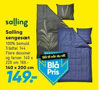 Bilka Salling sengesæt tilbud