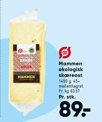 Bilka Mammen økologisk skæreost tilbud