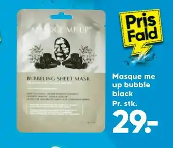 Masque me up bubble black