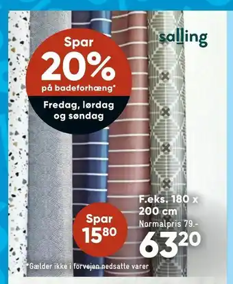 Bilka Badeforhæng* tilbud