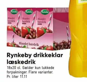 Bilka Rynkeby drikkeklar læskedrik tilbud