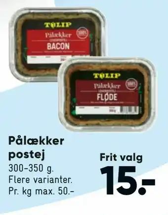 Bilka Pålækker postej tilbud