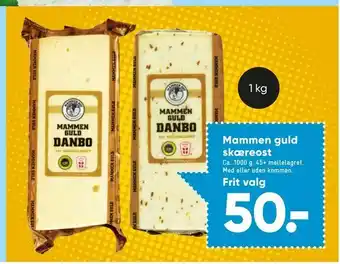 Bilka Mammen guld skæreost tilbud