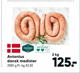 Bilka Antonius dansk medister tilbud