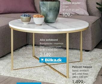 Bilka Alia sofabord tilbud