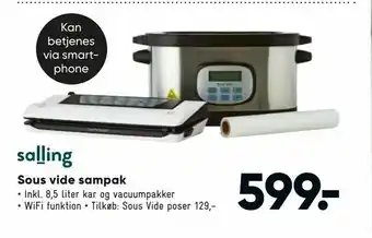 Bilka Sous vide sampak tilbud
