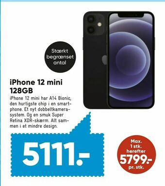 Bilka iPhone 12 mini 128GB tilbud