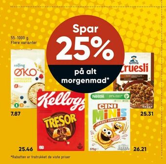 Bilka Morgenmad tilbud