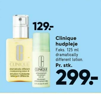 Bilka Clinique hudpleje tilbud