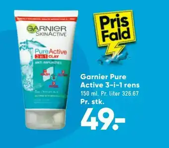 Bilka Garnier Pure Active 3-i-1 rens tilbud