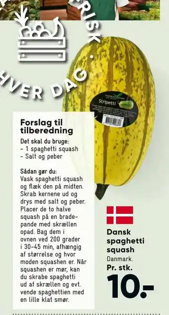 Bilka Dansk spaghetti squash tilbud