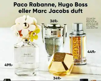 Bilka Paco Rabanne, Hugo Boss eller Marc Jacobs duft tilbud