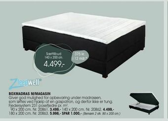 Daells Bolighus Boxmadras m/magasin tilbud