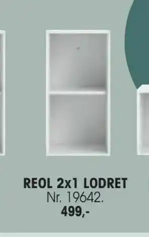 Daells Bolighus REOL 2x1 LODRET tilbud