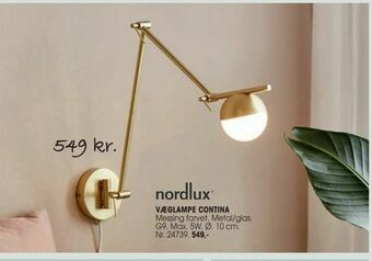 Daells Bolighus Væglampe contina tilbud