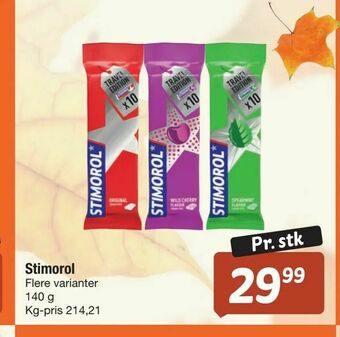Fakta Tyskland Stimorol tilbud