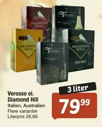 Fakta Tyskland Verosso el. Diamond Hill tilbud