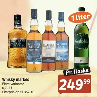 Fakta Tyskland Whisky marked tilbud