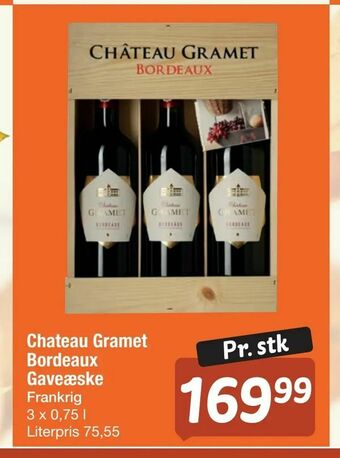 Fakta Tyskland Chateau Gramet Bordeaux Gaveæske tilbud