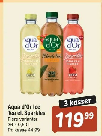 Fakta Tyskland Aqua d'Or Ice Tea el. Sparkles tilbud
