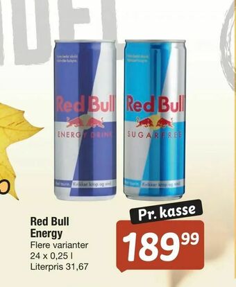 Fakta Tyskland Red Bull Energy tilbud