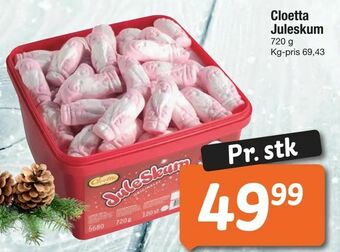 Fakta Tyskland Cloetta Juleskum tilbud