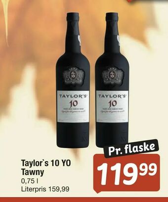 Fakta Tyskland Taylor's 10 YO Tawny tilbud