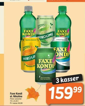 Fakta Tyskland Faxe Kondi el. Nikoline tilbud