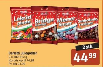 Fakta Tyskland Carletti Julegodter tilbud